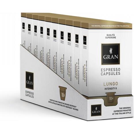 Καφές σε κάψουλες GRAN ESPRESSO LUNGO (10 τεμάχια)